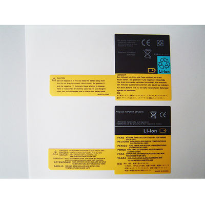 Custom Precision Die Cutting Information Label For Mobile Phone