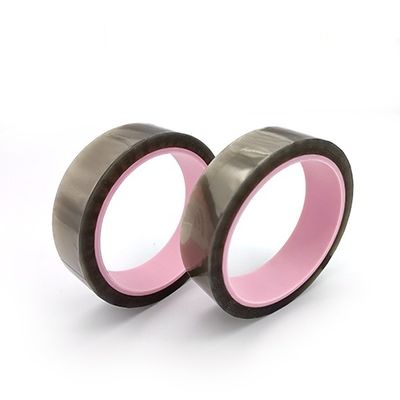 Clear Polyester Heat Resistant Adhesive Tape 0.06mm Anti Static Power Coating