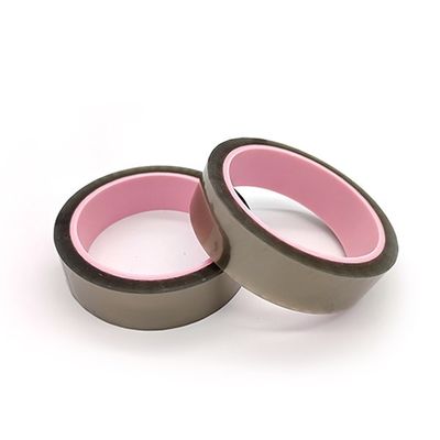 Clear Polyester Heat Resistant Adhesive Tape 0.06mm Anti Static Power Coating