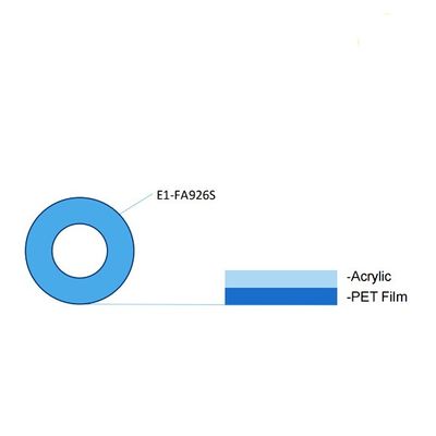 Anti Static Silver Grey Polyester Adhesive Tape Aluminized strong adhesion