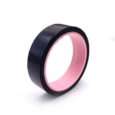 Good price 2.5mil ESD Black Heat Resistant Tape Low Electrostatic Discharge online